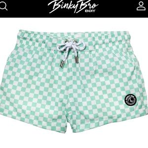 Binky Bro Checkered Swim Trunks